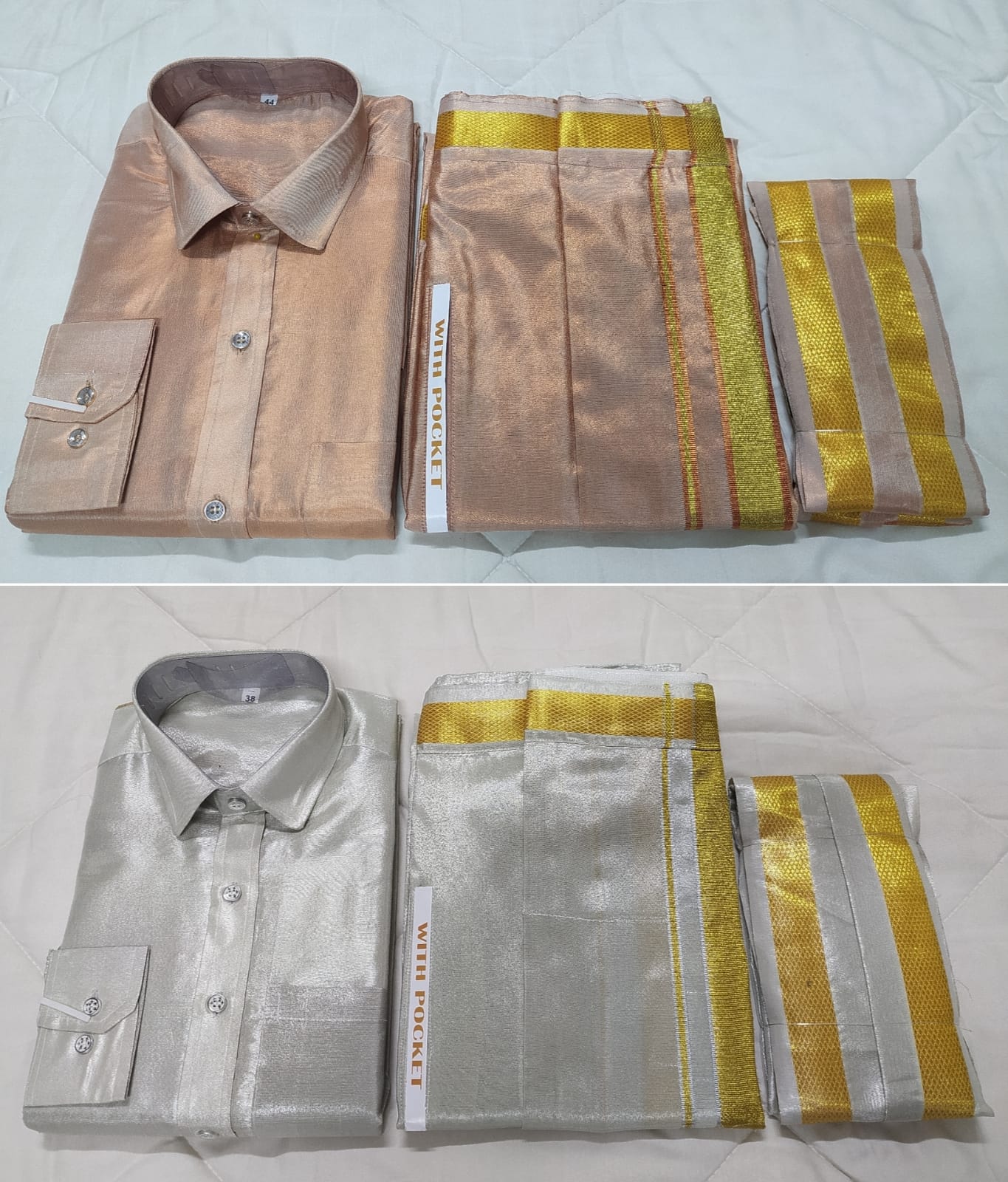 Shirt & Dhoti velcro set